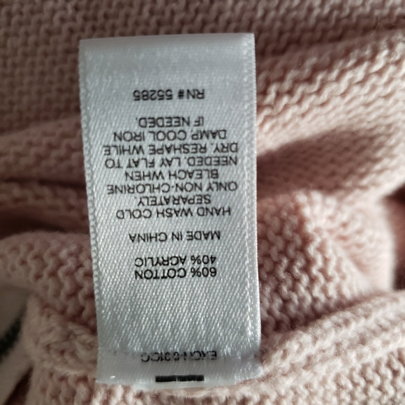Express Distressed Sweater Pale Pink NWT Medium - Picture 8 of 10